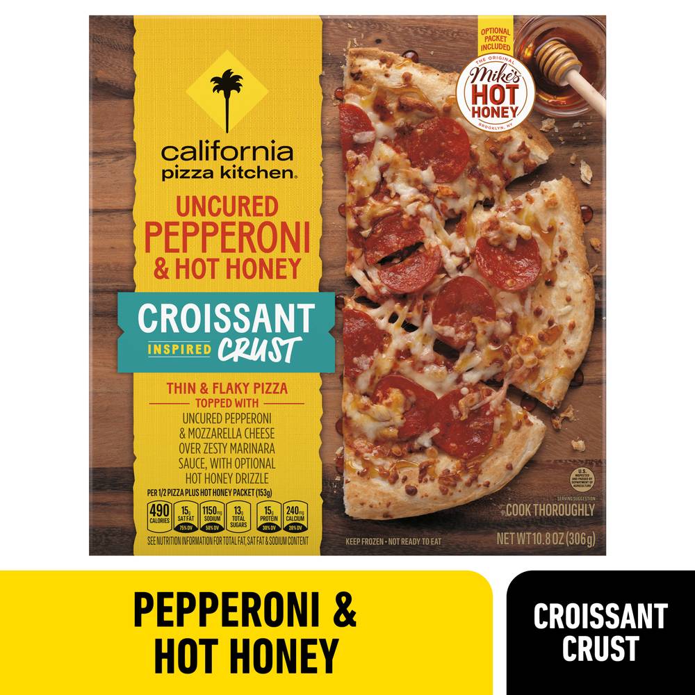 California Pizza Kitchen Uncured Pepperoni & Hot Honey Croissant Thin & Flaky Crust (10.8 oz)