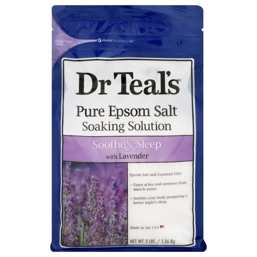 Dr Teal's Lavender Epsom Salt Soaking Solution