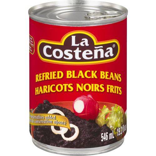 La costeña haricots noirs frits (546 ml) - refried black beans (546 ml)