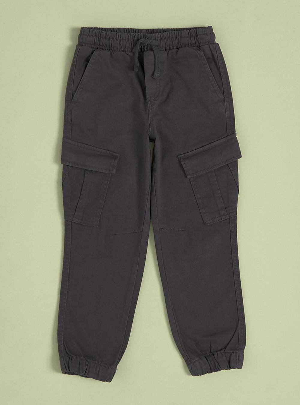 Tribu pantalón jogger twill bolsillo cargo marengo 't 4