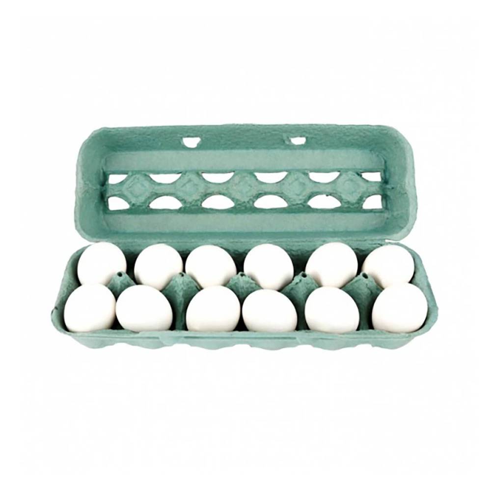 Ovos brancos tipo grande (12 unidades)