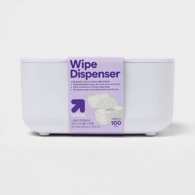 up&up Wipe Dispenser, 8.8x6.1x4.2 in, White