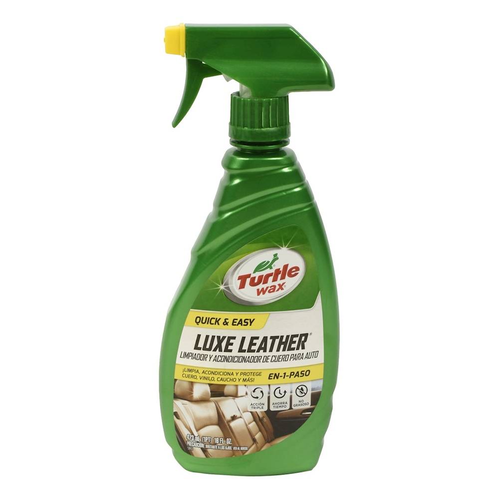 Limpiador y acondicionador para auto turtle wax luxe leather para piel en spray 473 ml