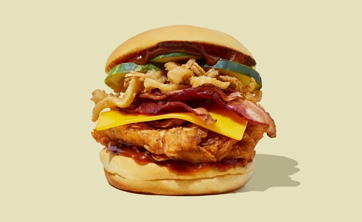 Carolina BBQ Chicken with Fried Pickles