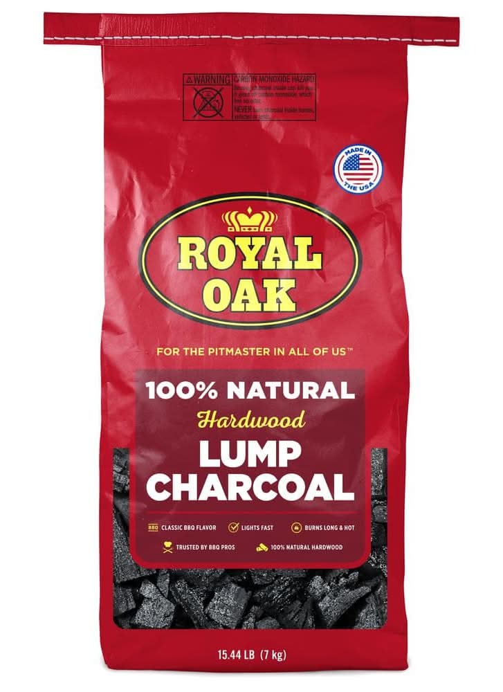 Royal Oak 15.44 Lbs. 100% All Natural Hardwood Lump Charcoal