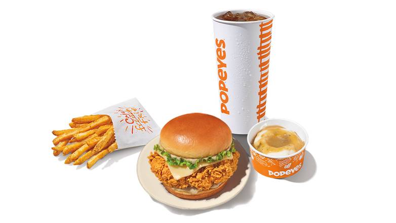 Roasted Garlic Chicken Sandwich Large Combo