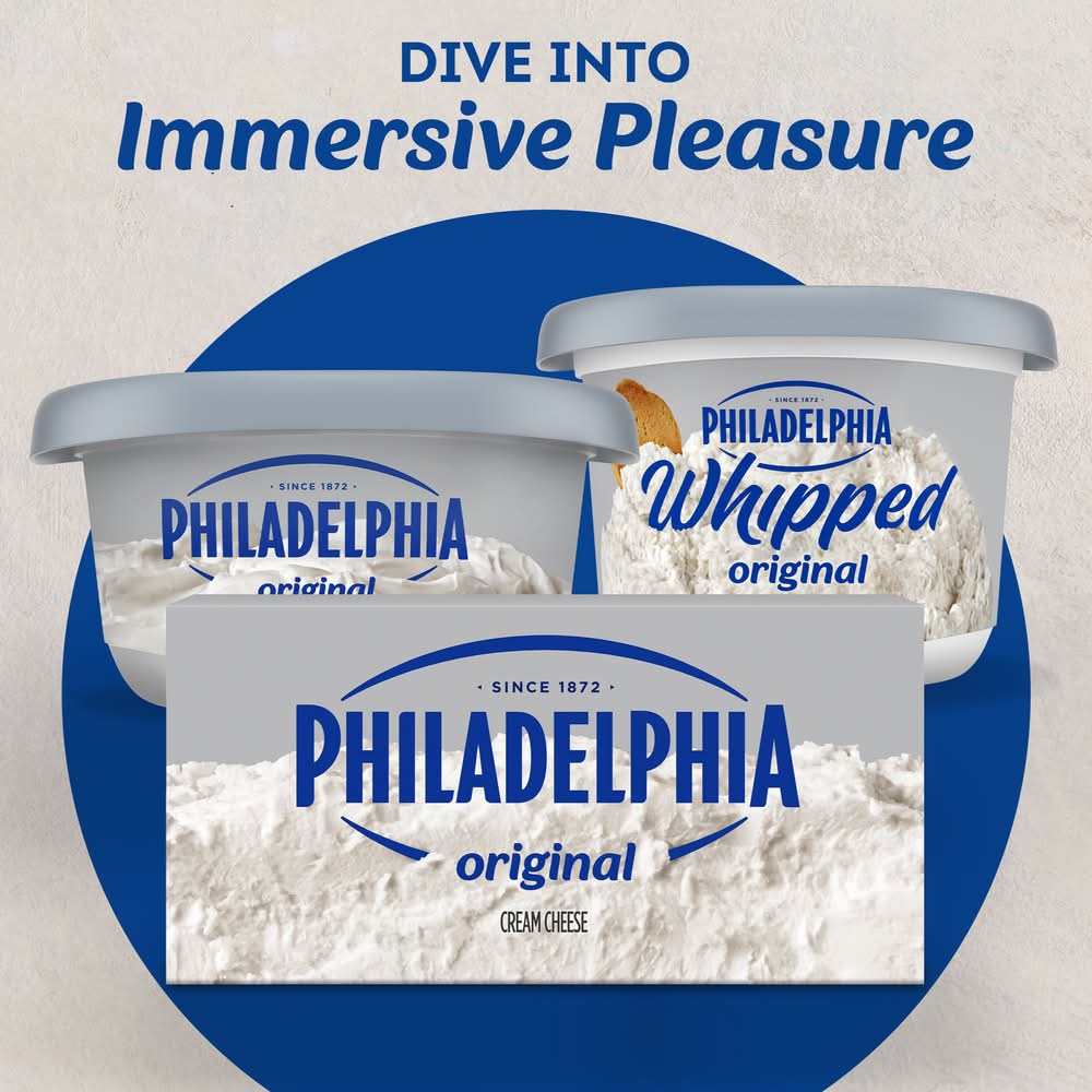 Philadelphia Cream Cheese, Original (8 oz) | Postmates