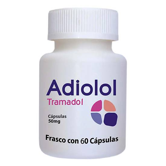 Sbl pharmaceuticals odoliol tramadol cápsulas 50 mg (60 piezas)
