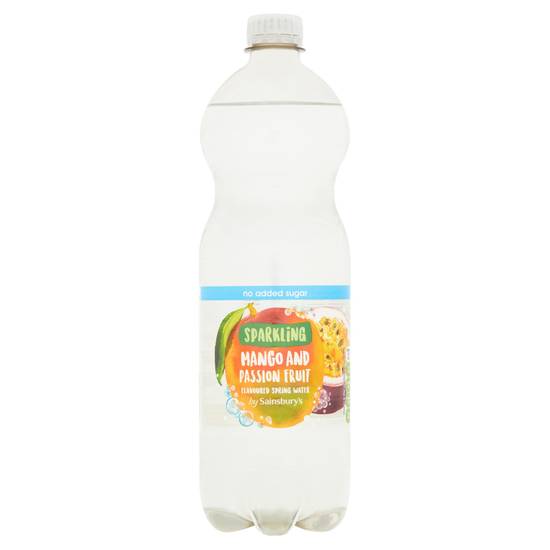 Sainsbury's Sparkling Flavoured Water,  Mango & Passionfruit 1L