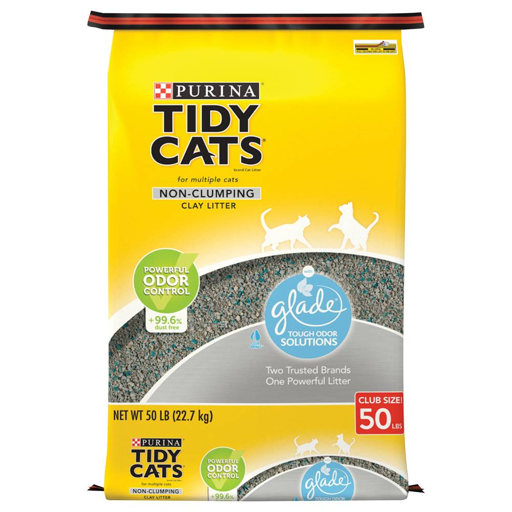 Purina Tidy Cats With Glade Non-Clumping Cat Litter (50 lbs)