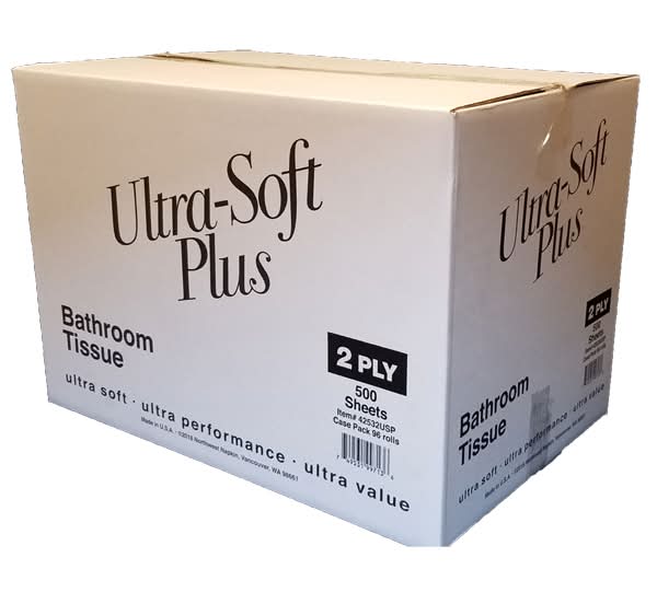 Ultra Soft Plus Bathroom Tissue 2ply Sheets (500 ct)