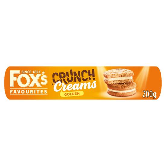 Fox's Favourites Crunch Creams Golden Biscuits 200G