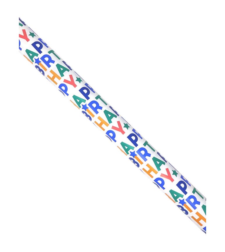George Happy Birthday Text Rollwrap
