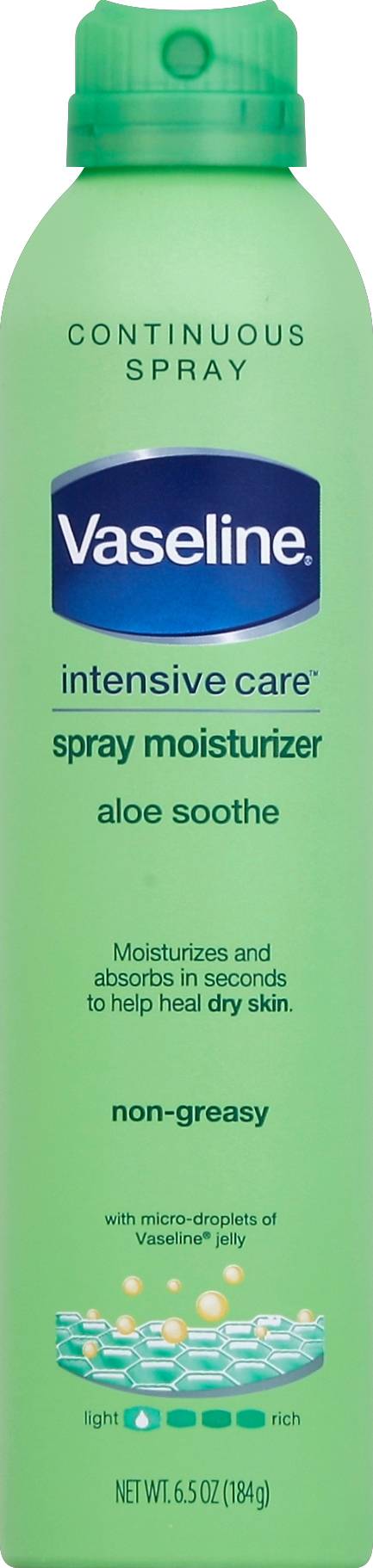 Vaseline Intensive Care Aloe Soothe Spray Moisturizer (6.5 oz)