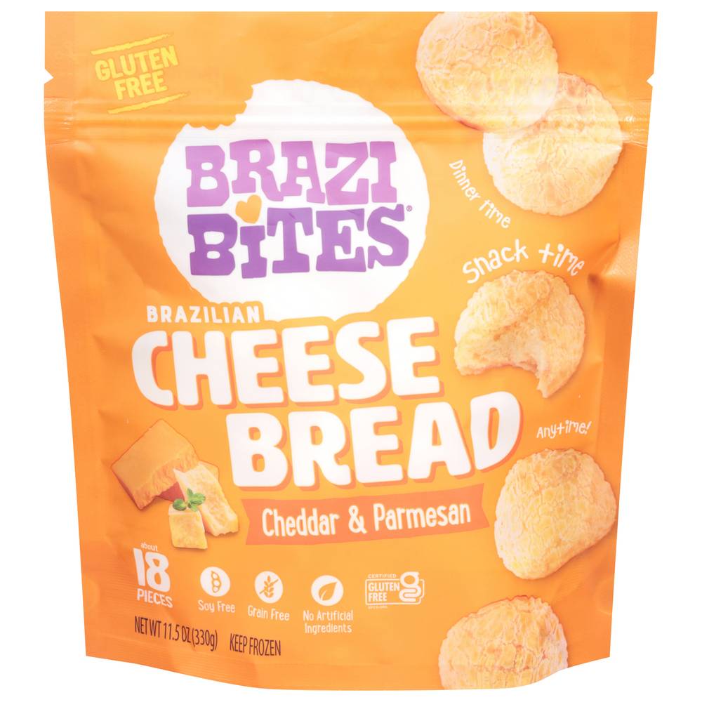 Brazi Bites Brazilian Cheese Bread Cheddar & Parmesan (11.5 oz)