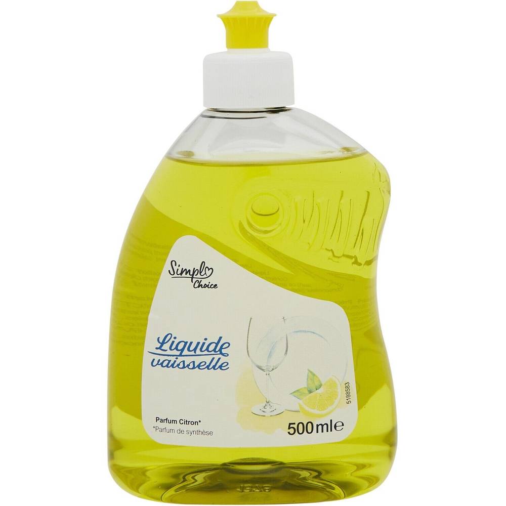 Simpl - Liquide vaisselle citron (500ml)