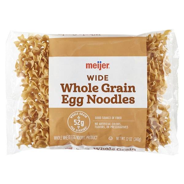 Meijer Egg Noodles Whole Grain Wide (12 oz)