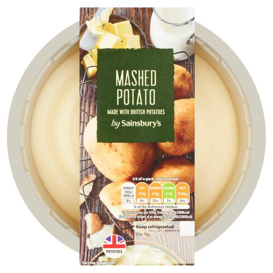 Sainsbury's Buttery Mashed Potato 400g (Serves 2)