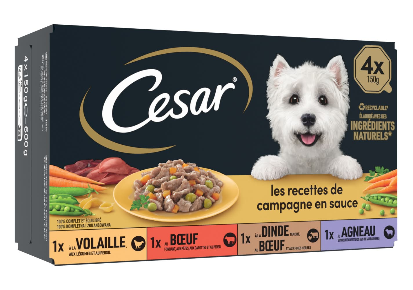 Cesar - Les recettes de campagne en sauce (600g)