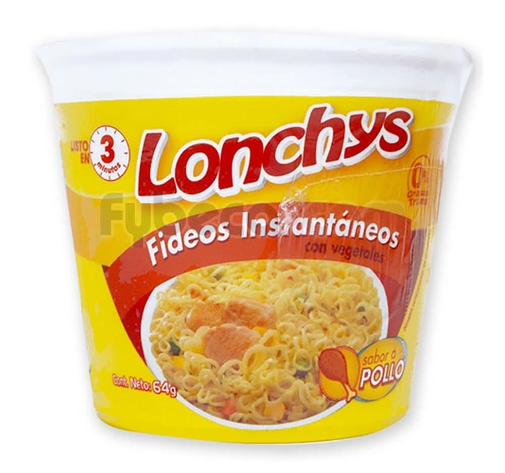 Fideo Y Pasta Lonchys Pollo 64 G