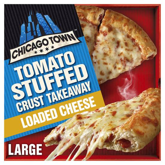 Frozen Chicago Town Takeaway Large Stuffed Cheese Pizza 630g