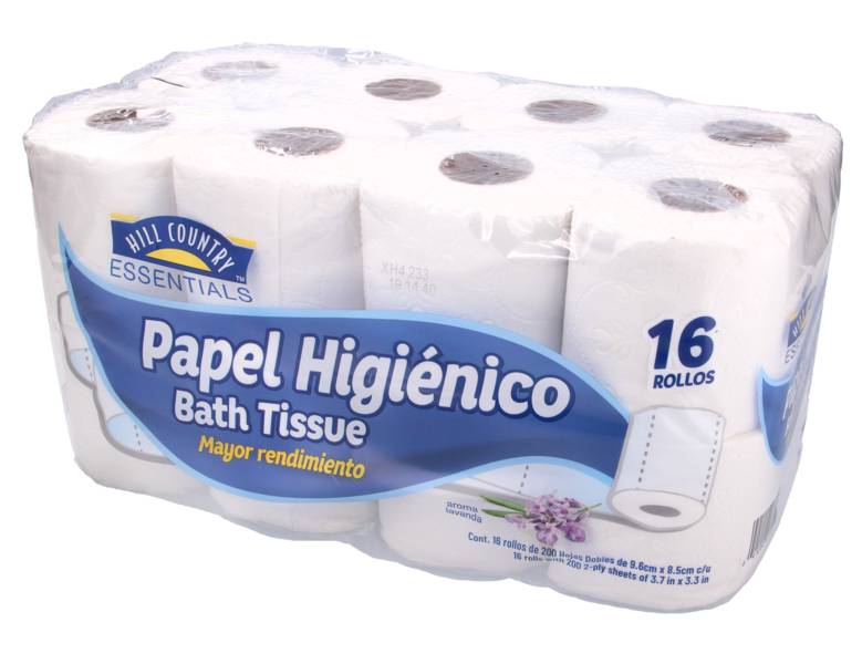 Hcf papel higienico aroma lavanda (16 rollos)