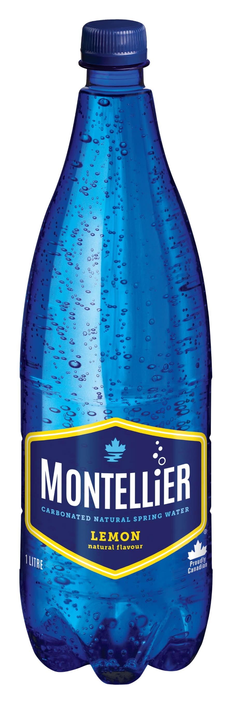 Montellier Carbonated Natural Spring Water, Lemon (1 L)
