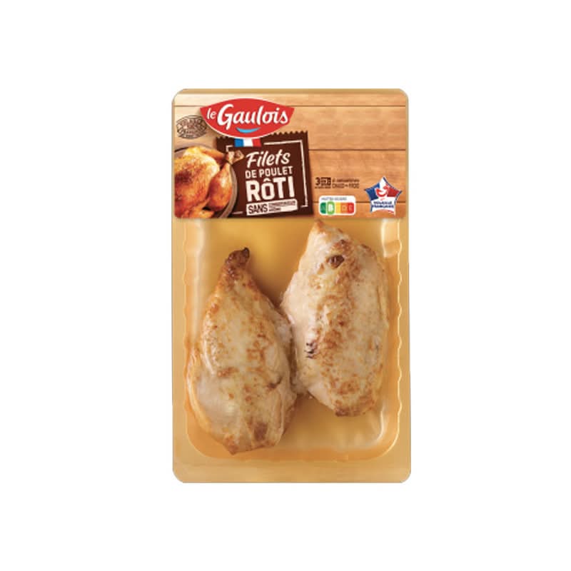 Le gaulois filets de poulet rôti 300g