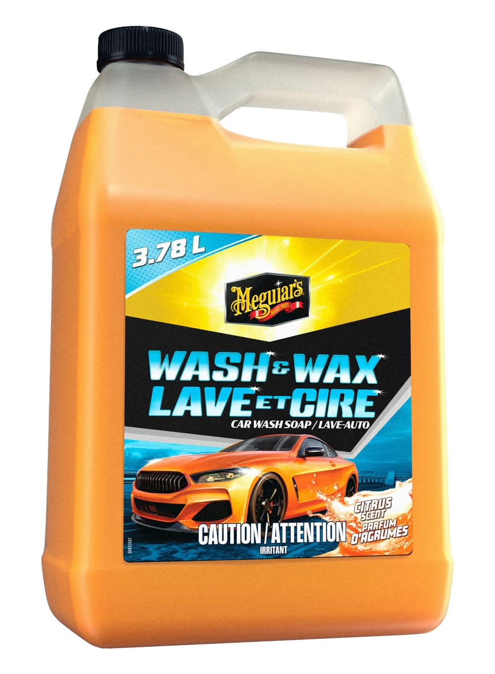 Lave Et Cire Meguiar'S Parfum D'Agrumes 3.78L / Meguiar'S Wash And Wax Citrus Scent 3.78L