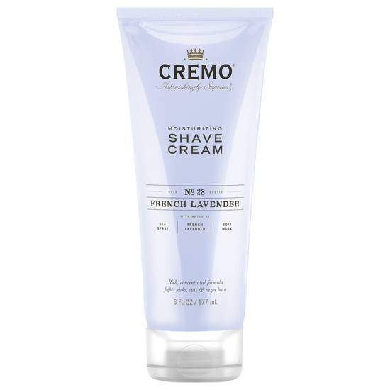 Cremo Moisturizing Formula Concentrated French Lavender Shave Cream
