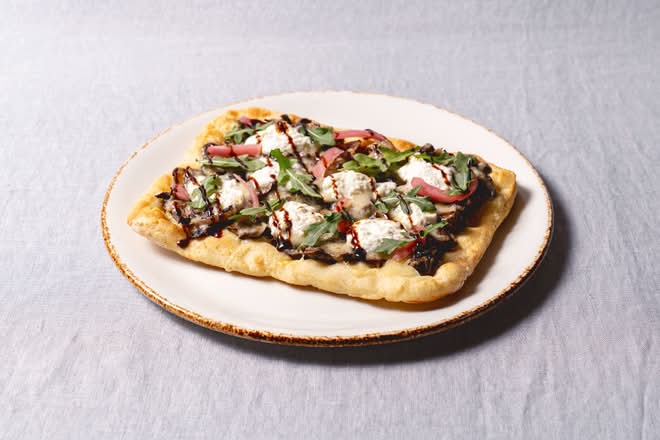 Ricotta, Mushroom & Gruyère Flatbread