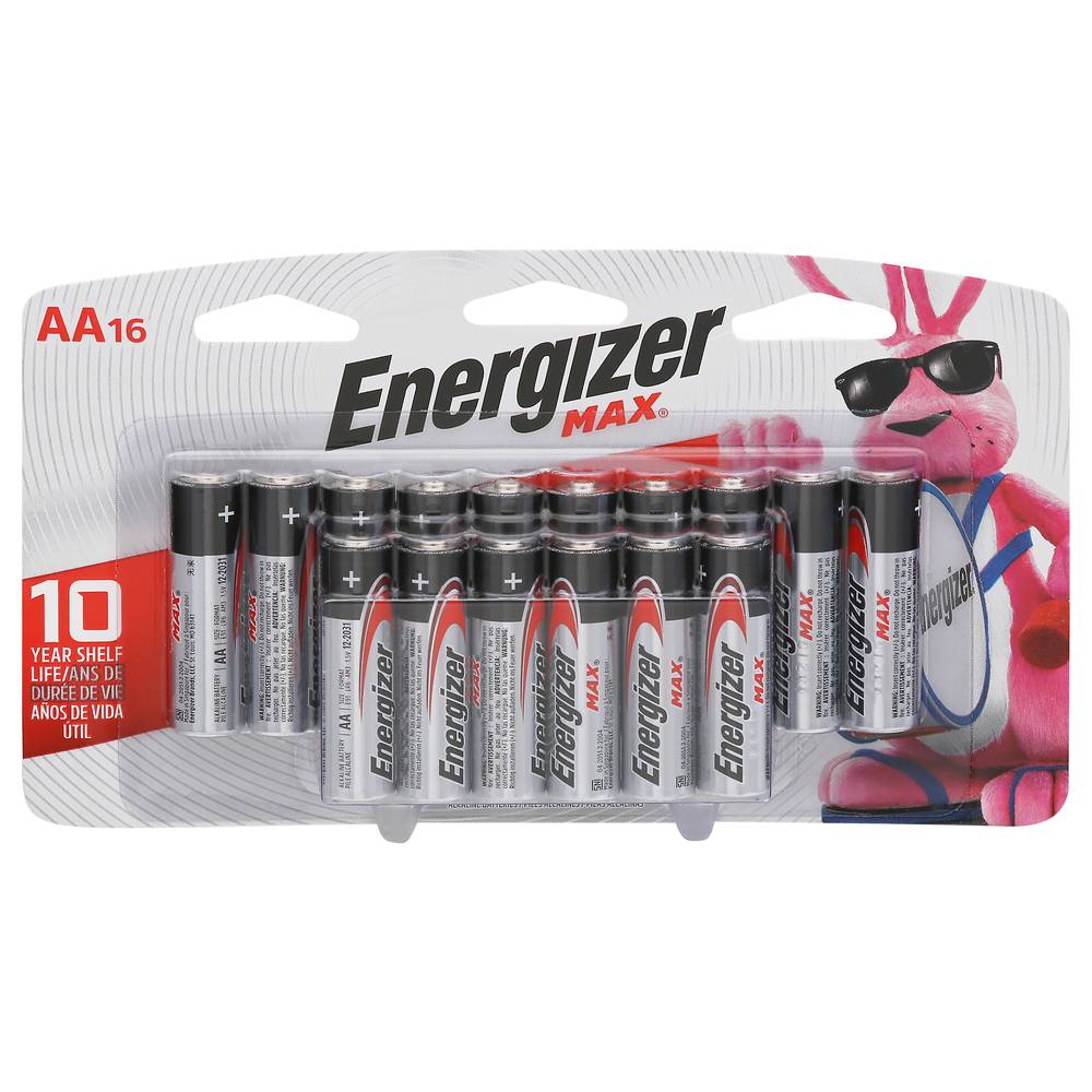 Energizer Aa Max Alkaline Batteries (16 ct)