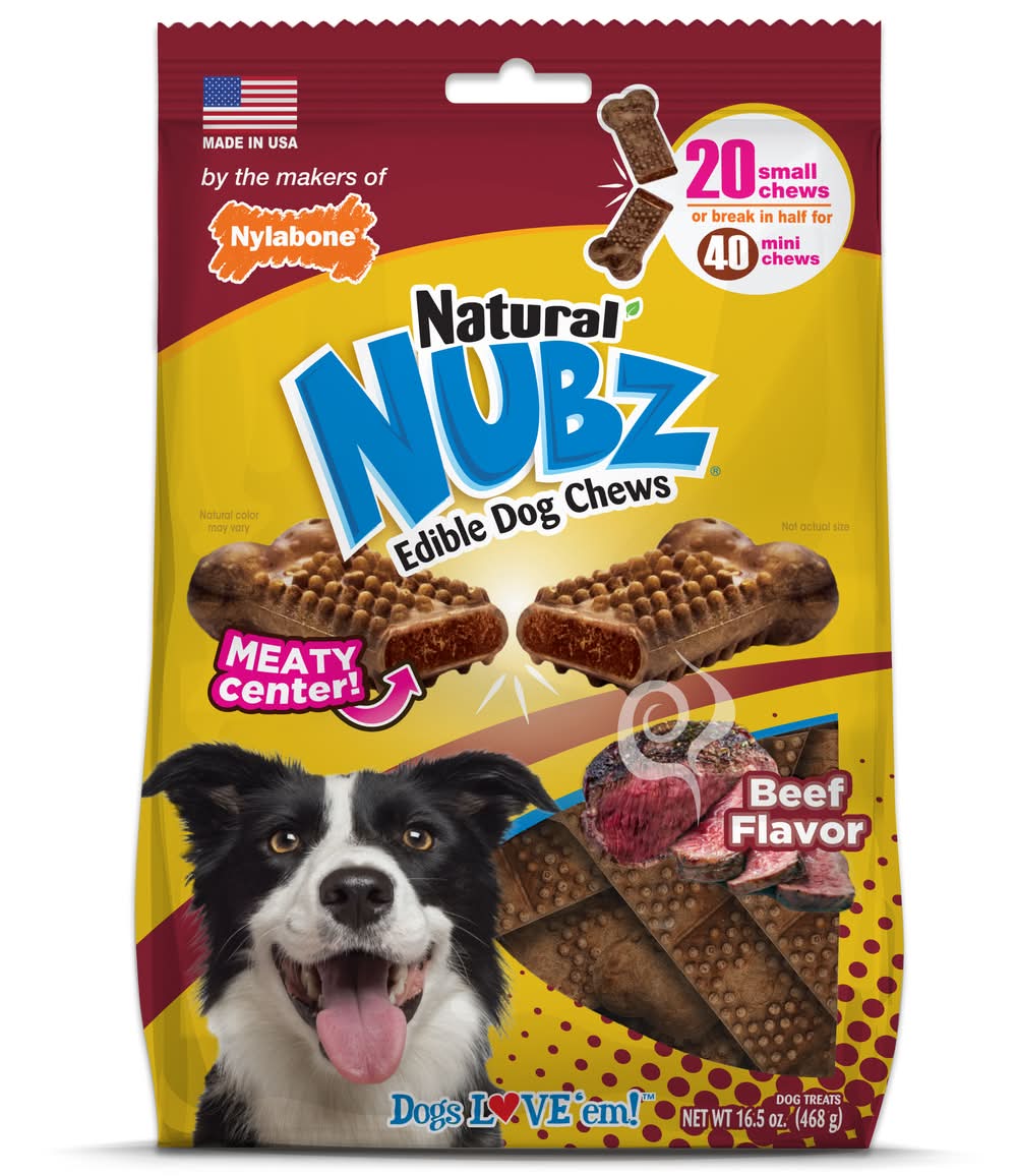 Nylabone Nubz Natural Edible Dog Chews (16.5 oz, 20 ct)