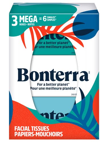 Bonterra Mega Facial Tissues
