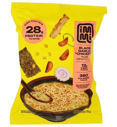 Immi Black Garlic ""Chicken"" Flavor Ramen Soup