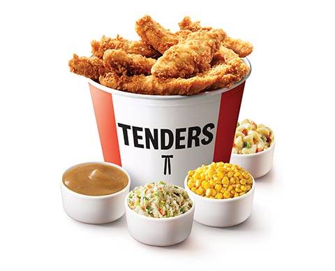 14 Piece Crispy Strips Bucket and 4 Large Sides