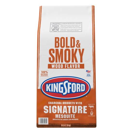 Kingsford Bold & Smoky Charcoal Briquets With Signature Mesquite