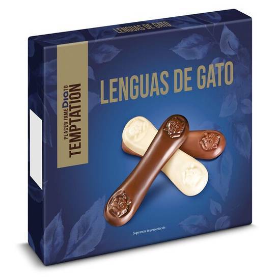 Surtido de Lenguas de gato Temptation de Día en Caja (60 g)