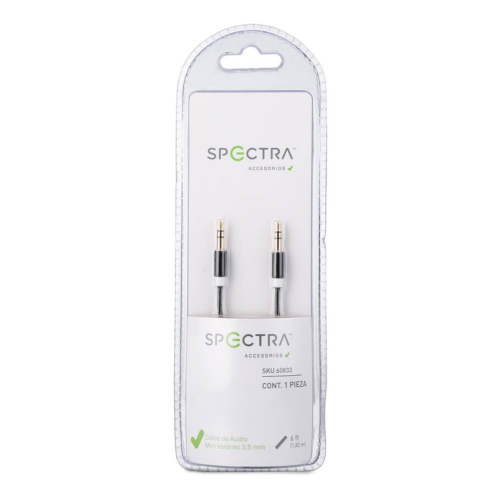 Spectra cable negro (blister 1 pieza)