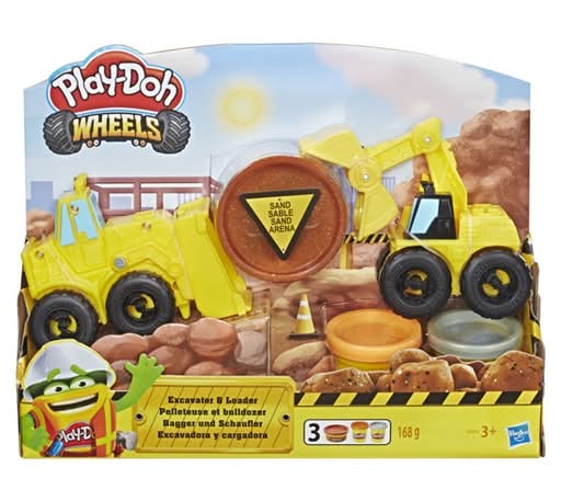 Escavadora E Camião De Carga PlayDoh