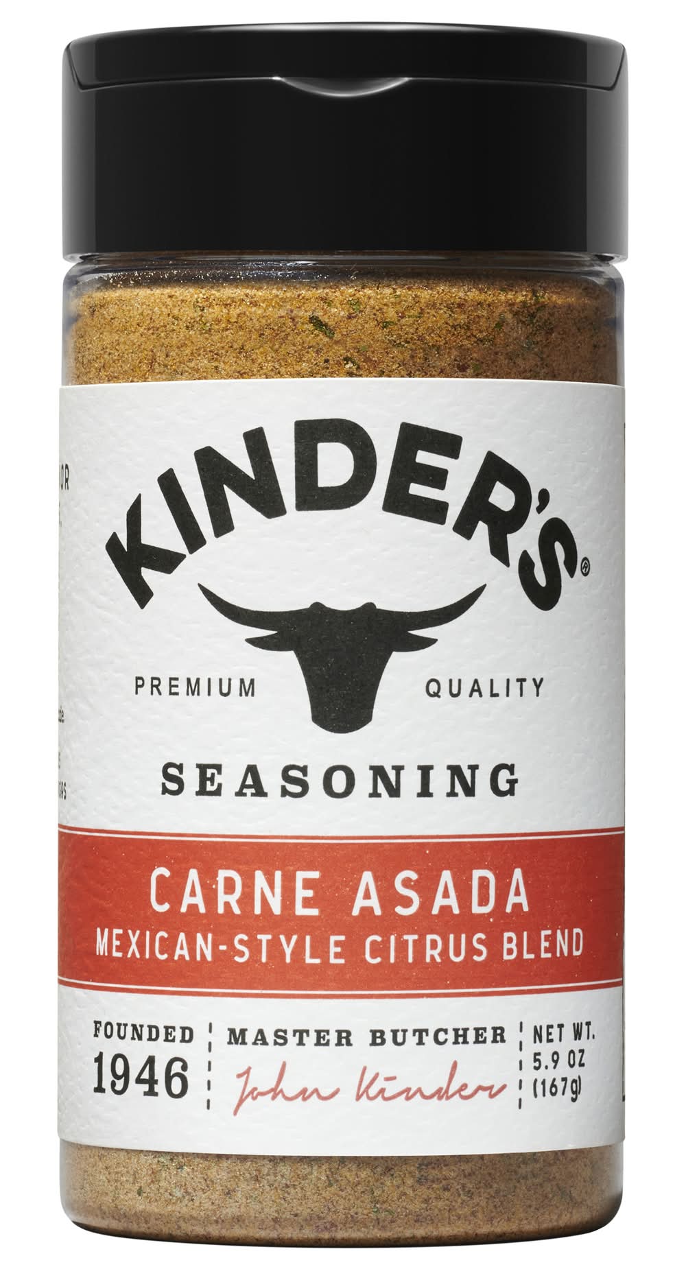 Kinder's Carne Asada Rub Mexican-Style Citrus Blend (5.9 oz)