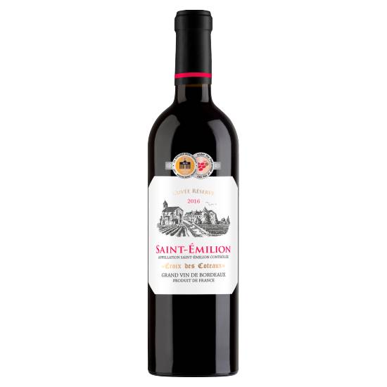 Croíx Des Coteaux Saint-Émilion Aoc Red Wine 2016 (750 ml)