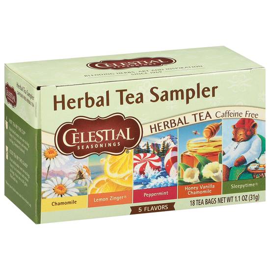 Celestial Seasonings Caffeine Free Herbal Tea Tisane (18 pack, 1.1 oz) (assorted)