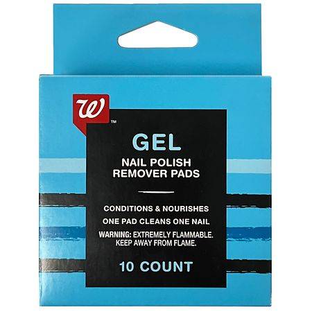 Walgreens Gel Nail Polish Remover Pads (10 ct)