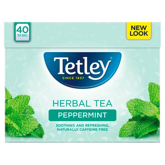 Tetley Peppermint Tea Bags (40 ct)