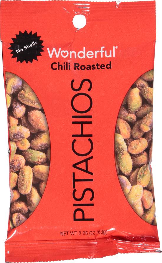 Wonderful No Shells, Chili Roasted (2.25 ounce bag)