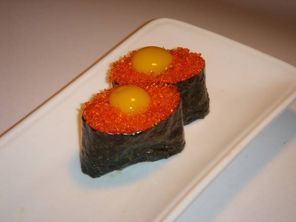 Flying-Fish Roe W/ Quail Egg