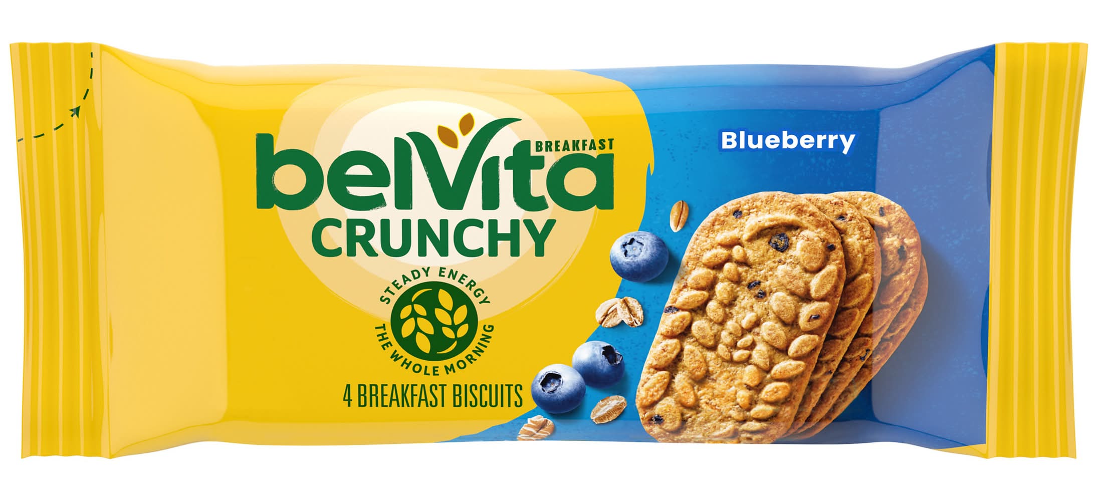 BelVita Breakfast Biscuits, Blueberry (1.76 oz, 4 ct)