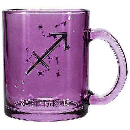 Festive Voice Sagittarius Zodiac Glass Mug - 1.0 ea