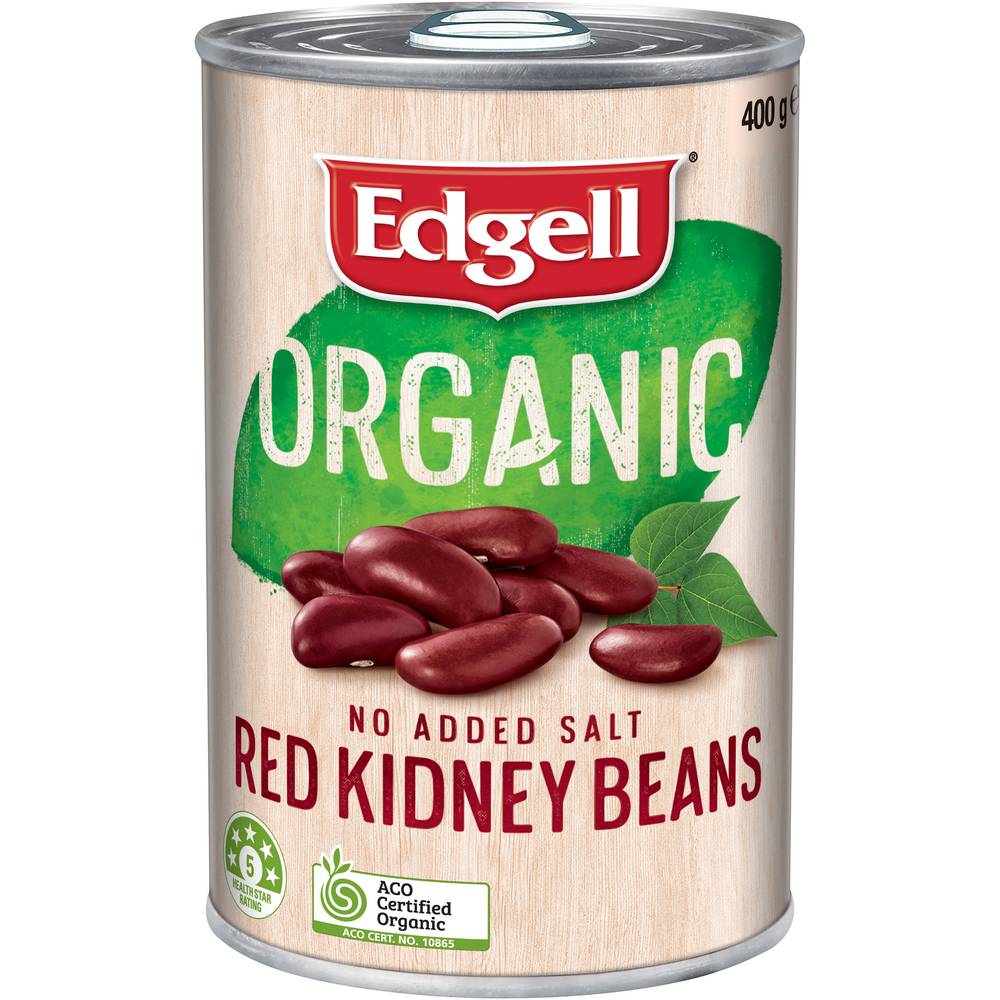 Edgell Organic No Added Salt Red Kidney Beans (400g)